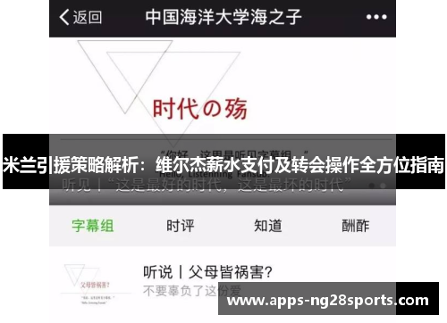 米兰引援策略解析：维尔杰薪水支付及转会操作全方位指南